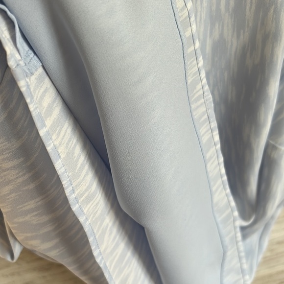 NINE WEST BLU/WHITE TANK BLOUSE - Picture 4 of 5